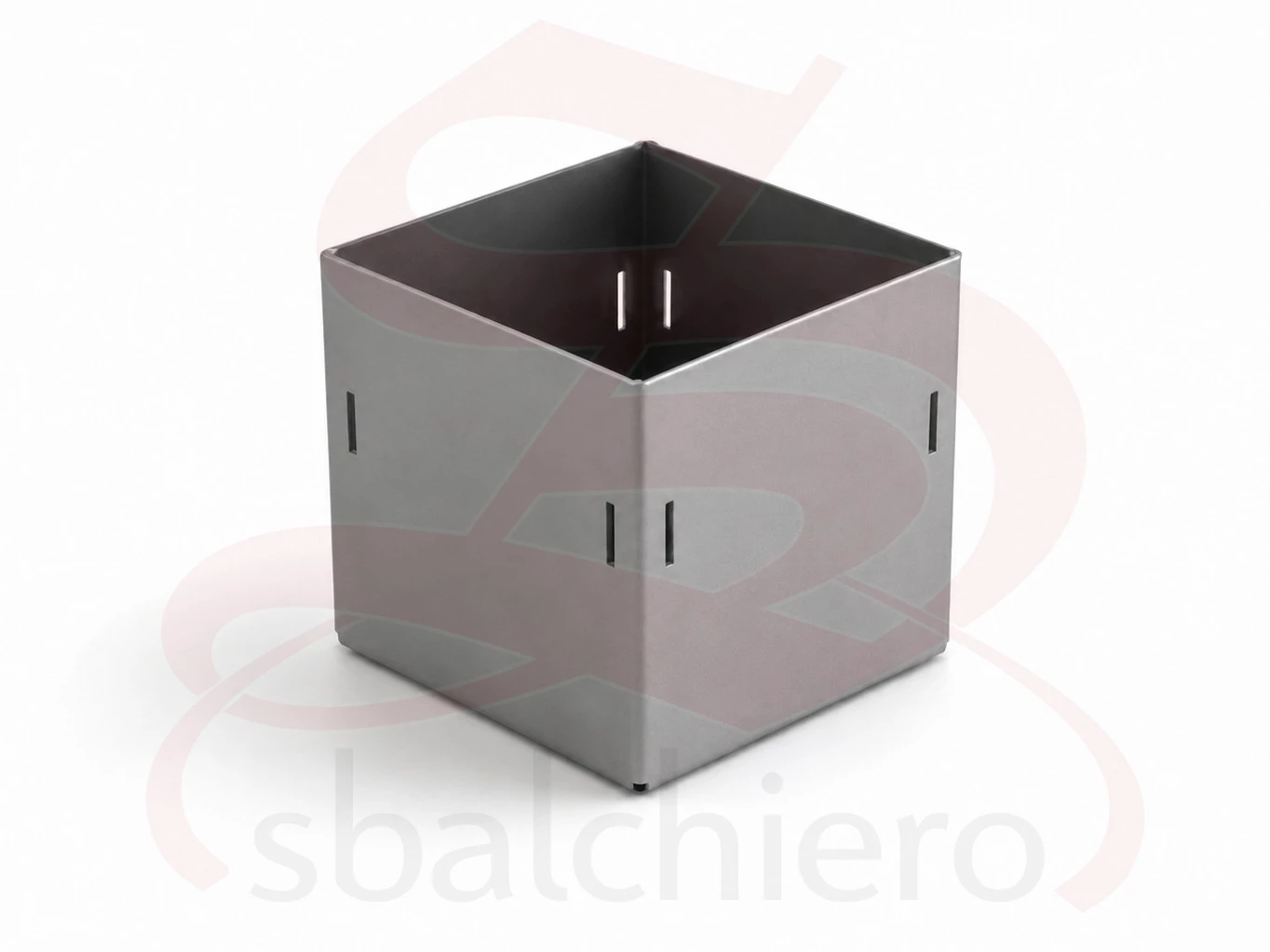 CUBO PORTAVASO MODULARE 9 GRIGIO
