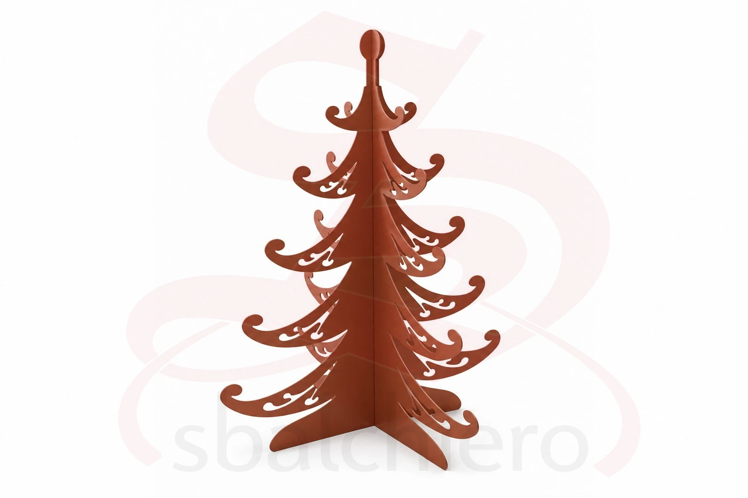 ALBERO NATALE TAVOLO AURORA RAME