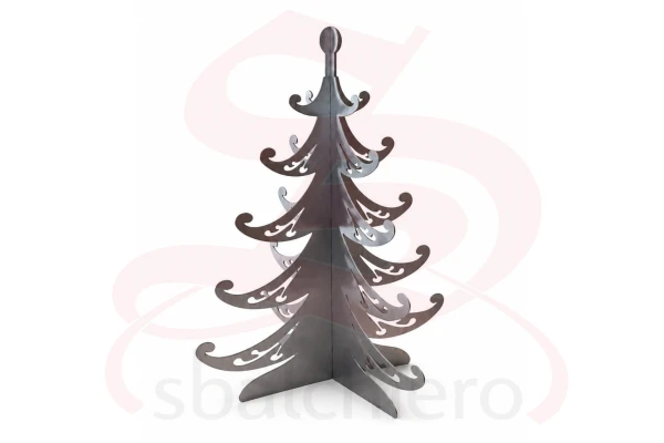 ALBERO NATALE TAVOLO AURORA SATINATO