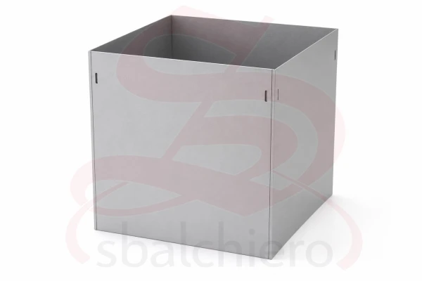 CUBO PORTAVASO MODULARE 25 GRIGIO