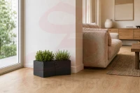 CUBO PORTAVASO MODULARE 25 NERO