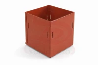 CUBO PORTAVASO MODULARE 9 MARRONE RAME