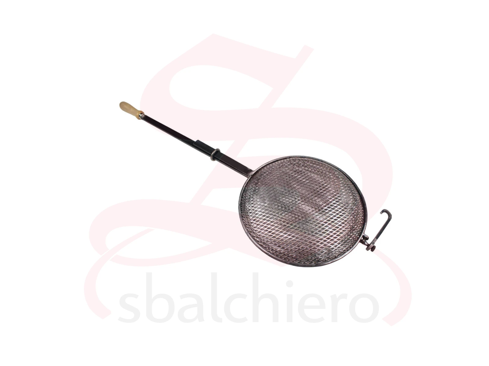 CHESTNUT ROASTING PAN WROUGHT IRON