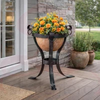 WROUGHT IRON AMPHORA HOLDER 21068