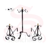 PORTAATTREZZI FERRO BATTUTO ECO PICCOLO H60 cm.