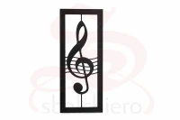 QUADRO CHIAVE DI VIOLINO IN METALLO-ARMONIA 65