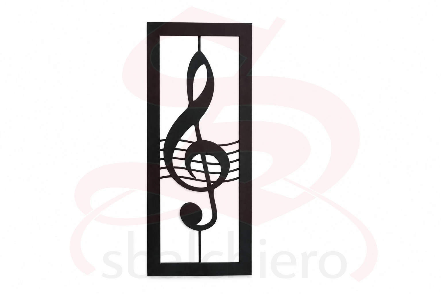 QUADRO CHIAVE DI VIOLINO IN METALLO-ARMONIA 65