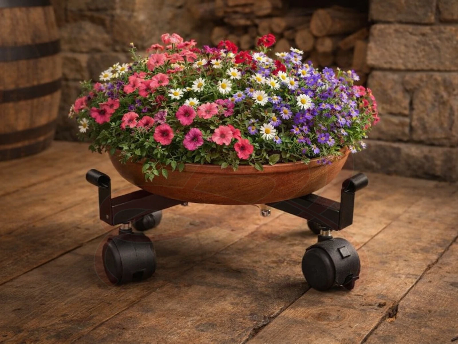 SOTTOVASO REGOLABILE CON RUOTE