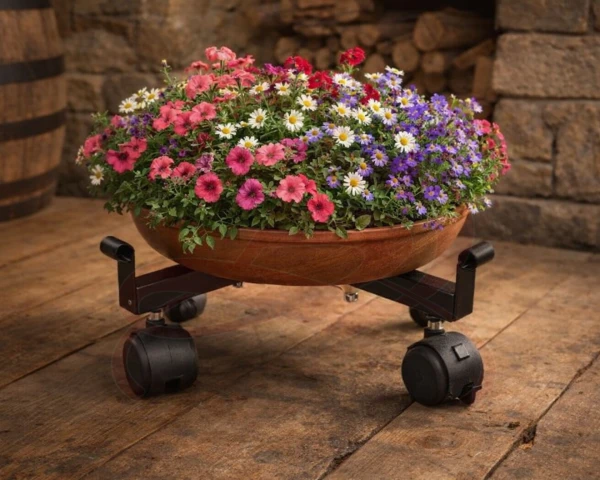 SOTTOVASO REGOLABILE CON RUOTE