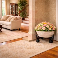 SOTTOVASO REGOLABILE CON RUOTE